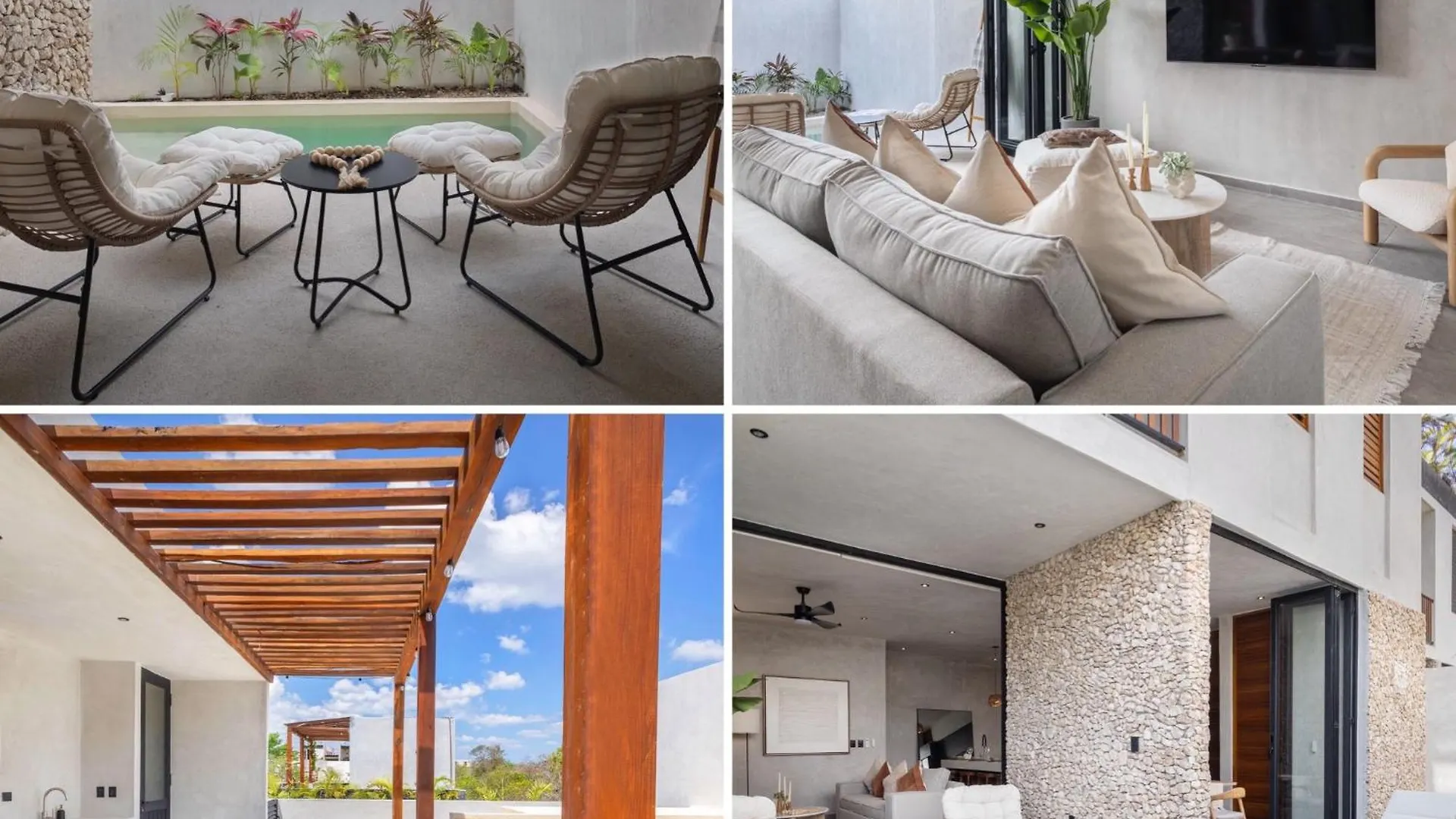 Modern And Luxury Villa With 2 Private Pools In Tulum Pueblo